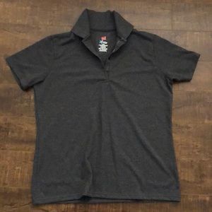 Hanes Mens Short Sleeve X-Temp PoloShirt